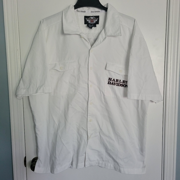 Harley-Davidson Other - Harley-Davidson Shirt Mens Size XL 1903-2008 105TH Mechanic Motorcycle Vintage